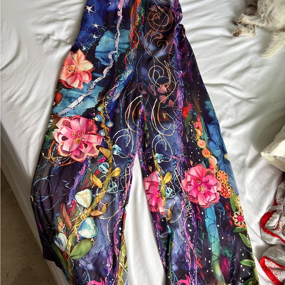 Floral Multicolor Women's Jumpsuit